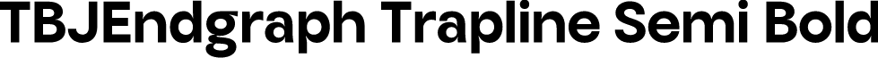 TBJEndgraph Trapline Semi Bold