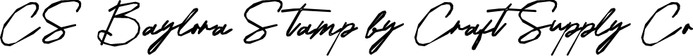 CS Baylora Stamp Regular Demo