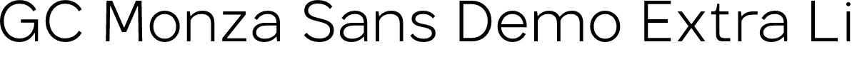GC Monza Sans Demo Extra Light