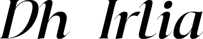 DhIrliaDEMO-Bold