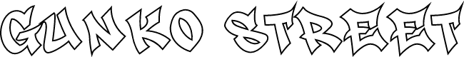 Gunko Street Outline Outline