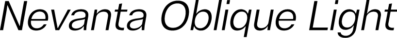Nevanta Oblique Light