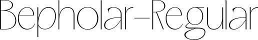 Bepholar-Regular