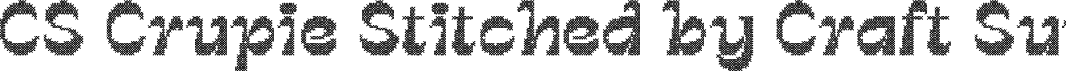 CS Crupie Stitched Regular Demo