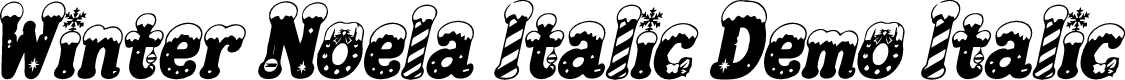 Winter Noela Italic Demo Italic