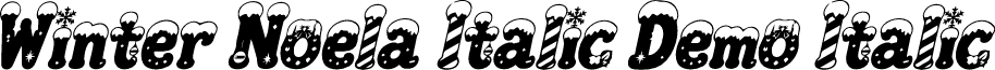 Winter Noela Italic Demo Italic