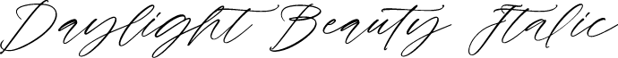 Daylight Beauty Italic
