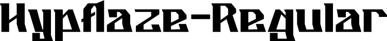 Hypflaze-Regular