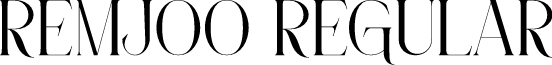 Remjoo Regular