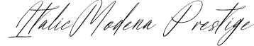 Modena Prestige DEMO VERSION Italic