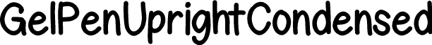 GelPenUprightCondensed