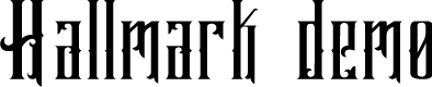 Hallmark demo