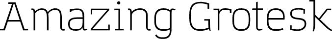 Amazing Grotesk Light