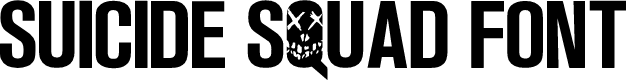 Suicide Squad Font