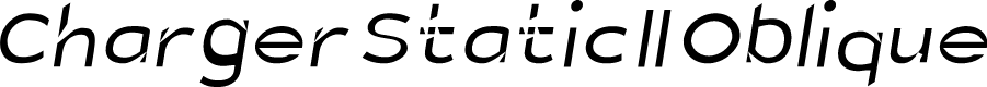 Charger Static II Oblique
