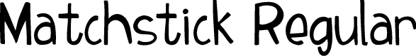 Matchstick Regular