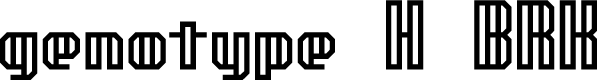 genotype H BRK
