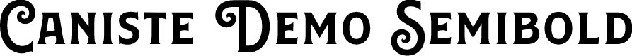 Caniste Demo Semibold