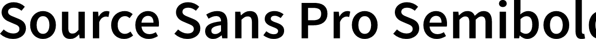 Source Sans Pro Semibold