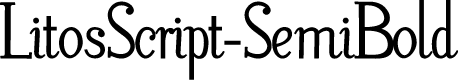 LitosScript-SemiBold