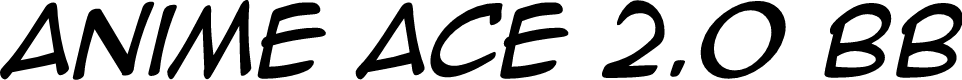 Anime Ace 2.0 BB Italic