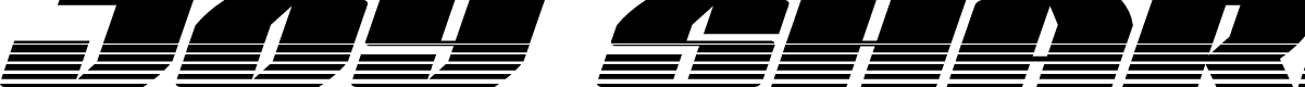 Joy Shark Halftone Italic