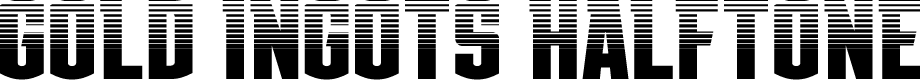 Gold Ingots Halftone