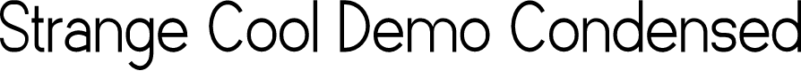 Strange Cool Demo Condensed
