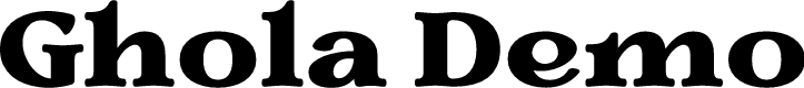Ghola Demo Black