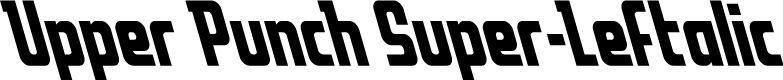 Upper Punch Super-Leftalic