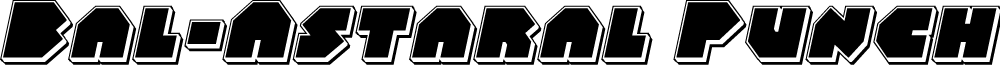 Bal-Astaral Punch Italic