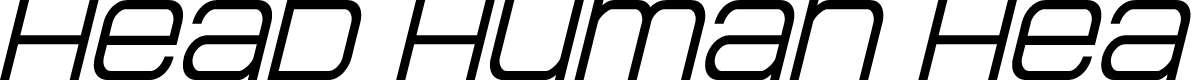 Head Human Heavy Italic