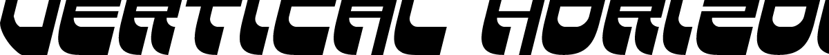 Vertical Horizon Bold Italic