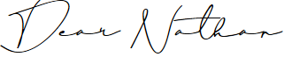 Dear Nathan