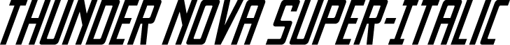 Thunder Nova Super-Italic