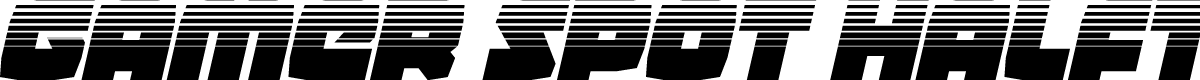 Gamer Spot Halftone Italic