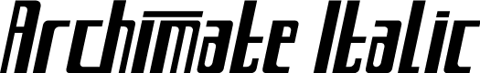 Archimate Italic