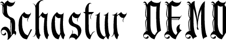 Schastur DEMO