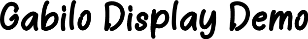 Gabilo Display Demo