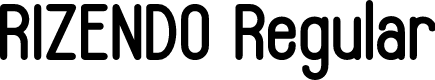 RIZENDO Regular