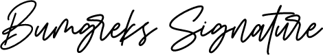 Bumgreks Signature