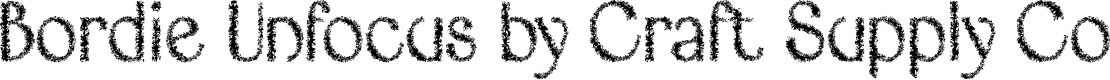 Bordie Unfocus Demo Regular