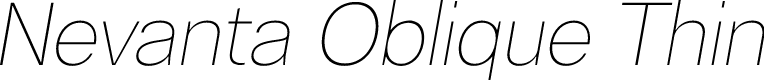 Nevanta Oblique Thin
