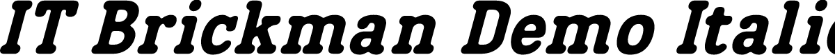 IT Brickman Demo Italic