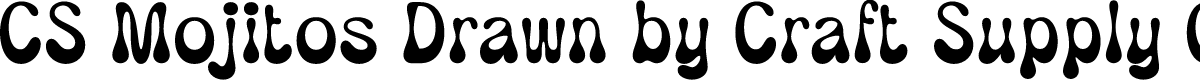 CSMojitosDrawn-Regular Demo