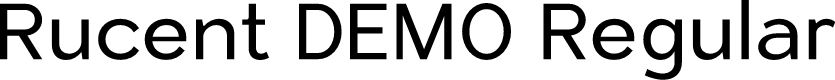 Rucent DEMO Regular