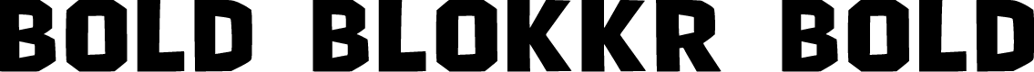 Bold BLOKKR Bold