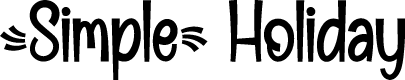 Simple Holiday