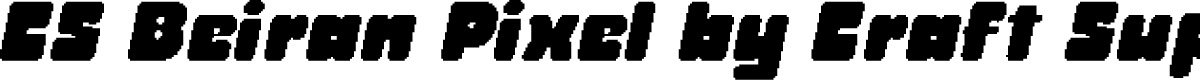 CS Beiran Pixel Regular Demo