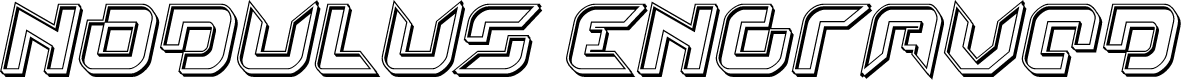 Nodulus Engraved Italic